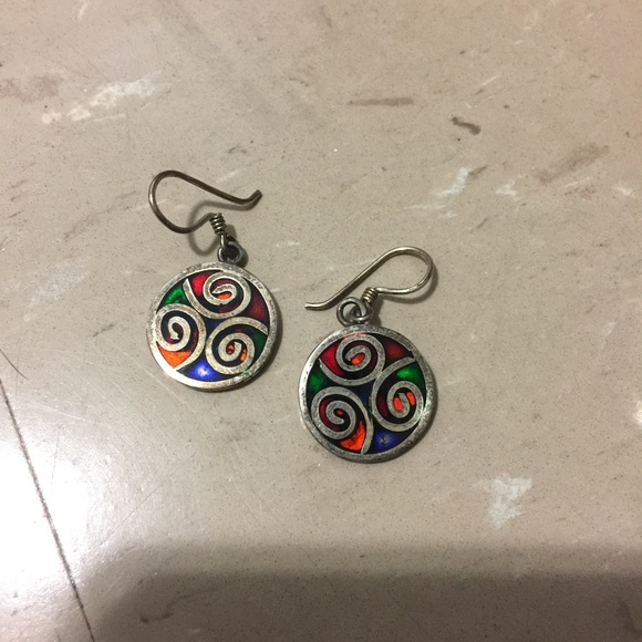 handmade earrings bracelet boho set - Picture 4 of 4